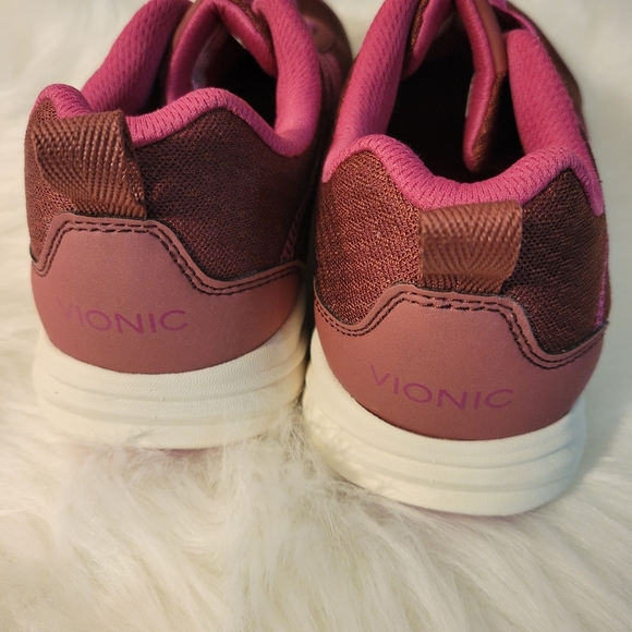 Vionic Women's Sneakers in Pink and Brown - Picture 7 of 9